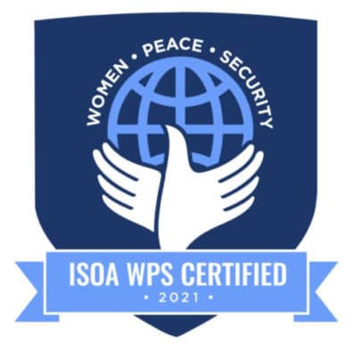 Corpguard Women Peace and Security certification 2021
